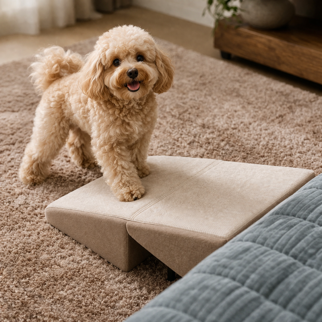 Pet Steps | 2-in-1 Dog Ramp for Bed & Car with Non-Slip Surface | Versatile Mobility Solution for Small Pets 5