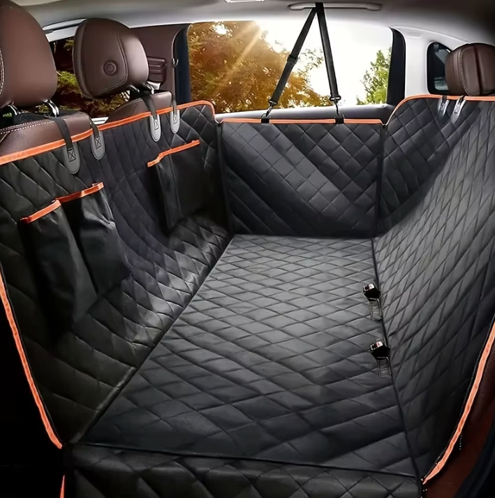 Pet Travel Protector | Waterproof Dog Car Seat Cover with 5-Layer Protection | Adjustable Hammock for Ultimate Comfort 1
