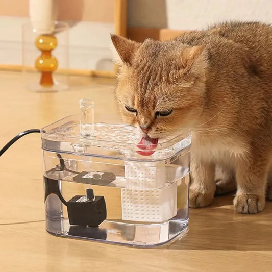 Pet Water Fountain | Cat Drinking Fountain with Multi-Stage Filtration | Continuous Flow for Optimal Hydration 1