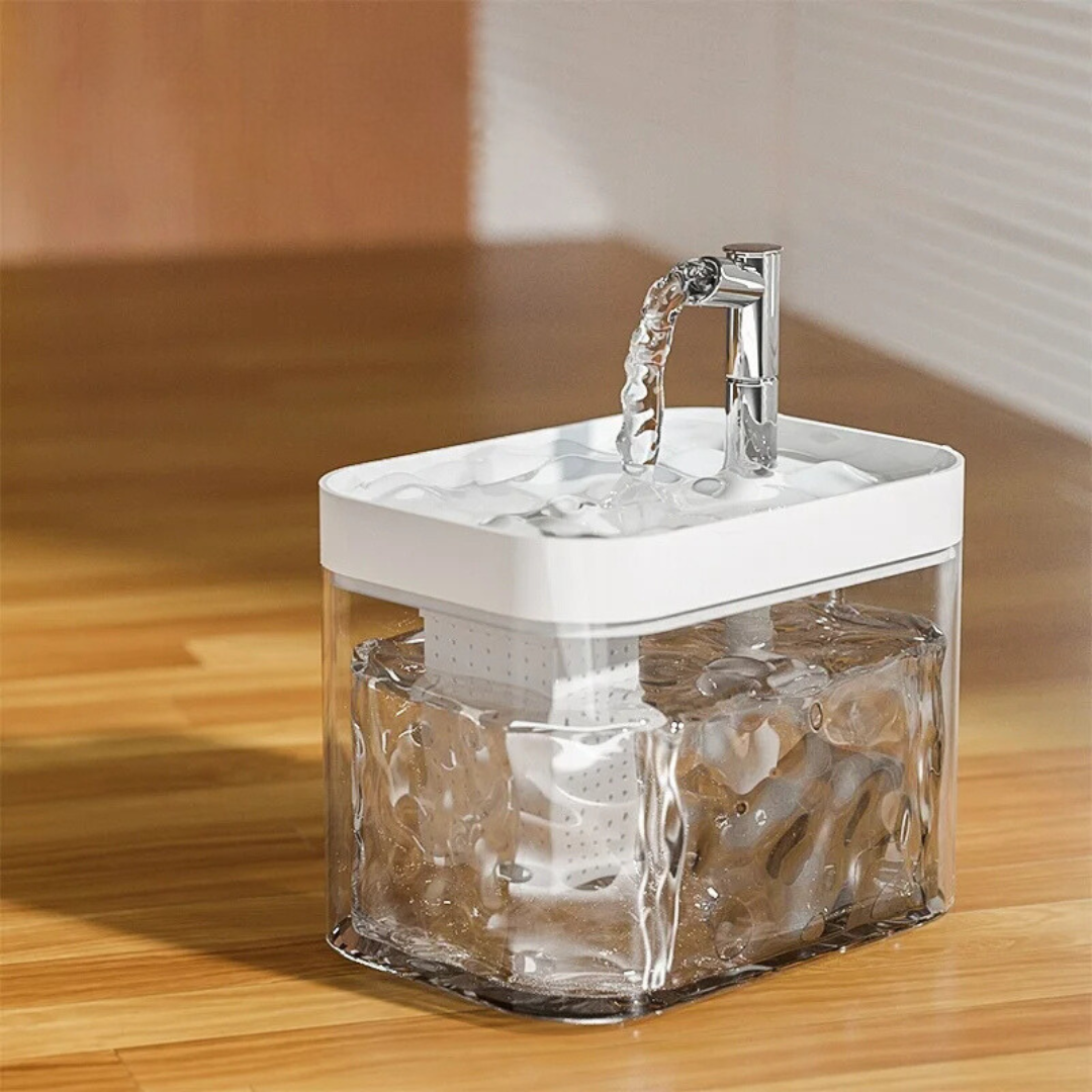 Pet Water Fountain | Cat Drinking Fountain with Multi-Stage Filtration | Continuous Flow for Optimal Hydration 10
