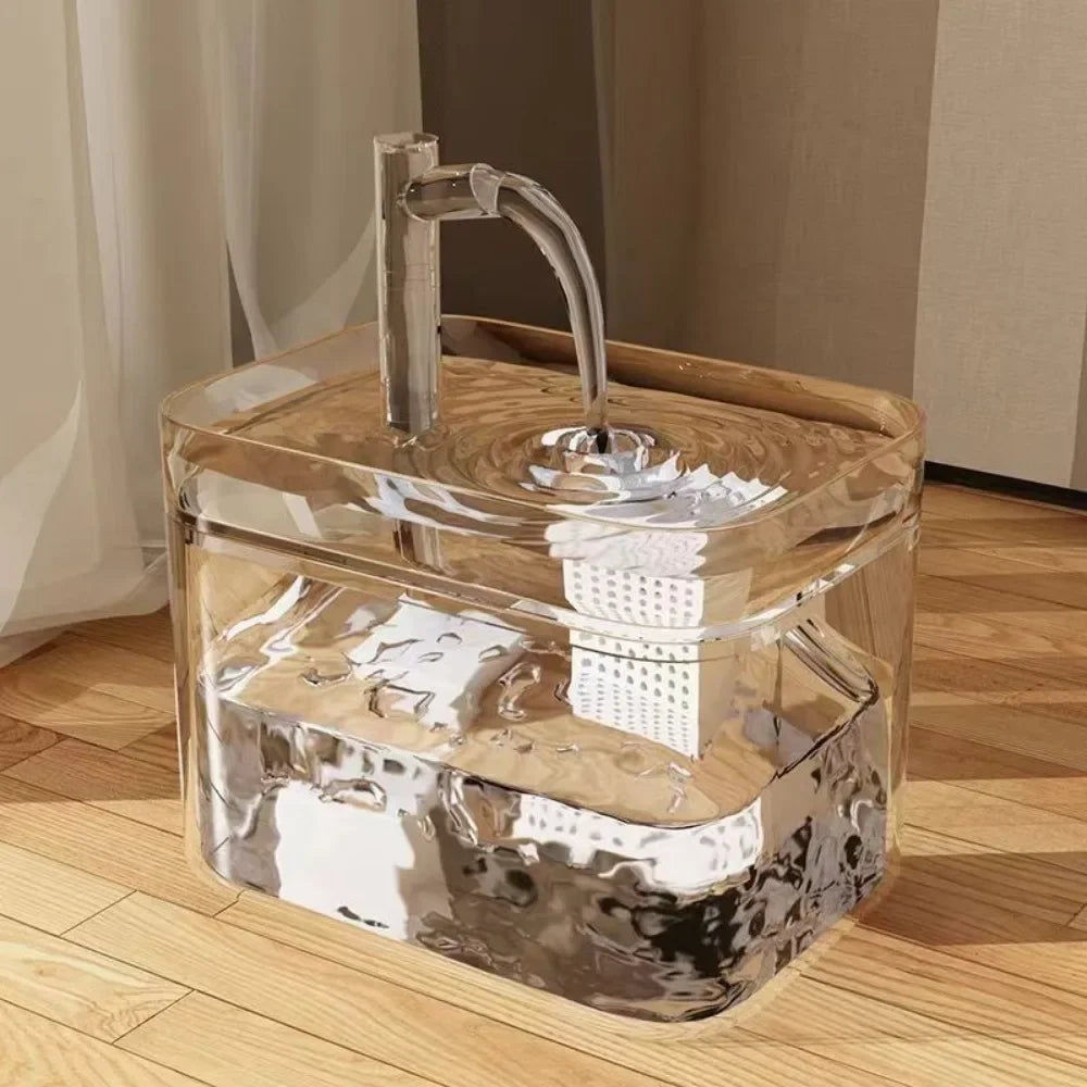 Pet Water Fountain | Cat Drinking Fountain with Multi-Stage Filtration | Continuous Flow for Optimal Hydration 3