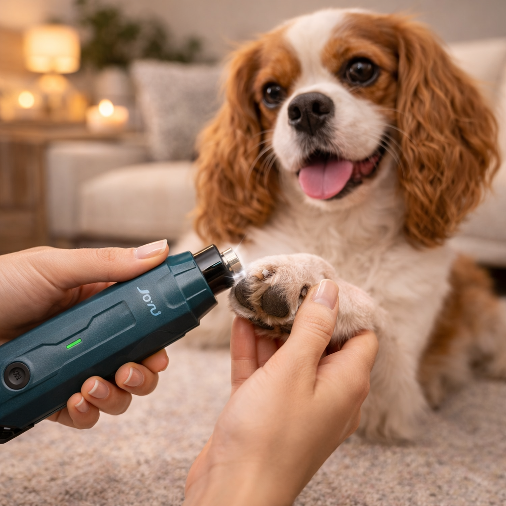 Premium Pet Nail Grinder | 6-Speed Dog Nail Trimmer with Whisper-Quiet Technology | Safe Grooming for All Breeds 4