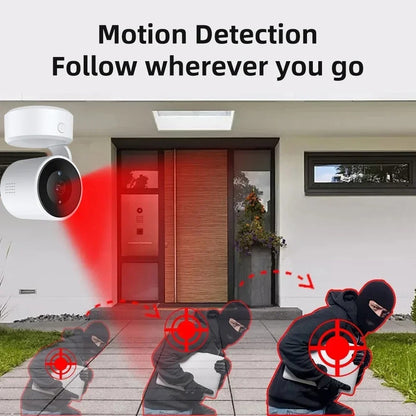 Smart Home Security Cameras | 5MP Wireless Security Camera with 360° View | Real-Time Monitoring for Pets and Home Safety 3