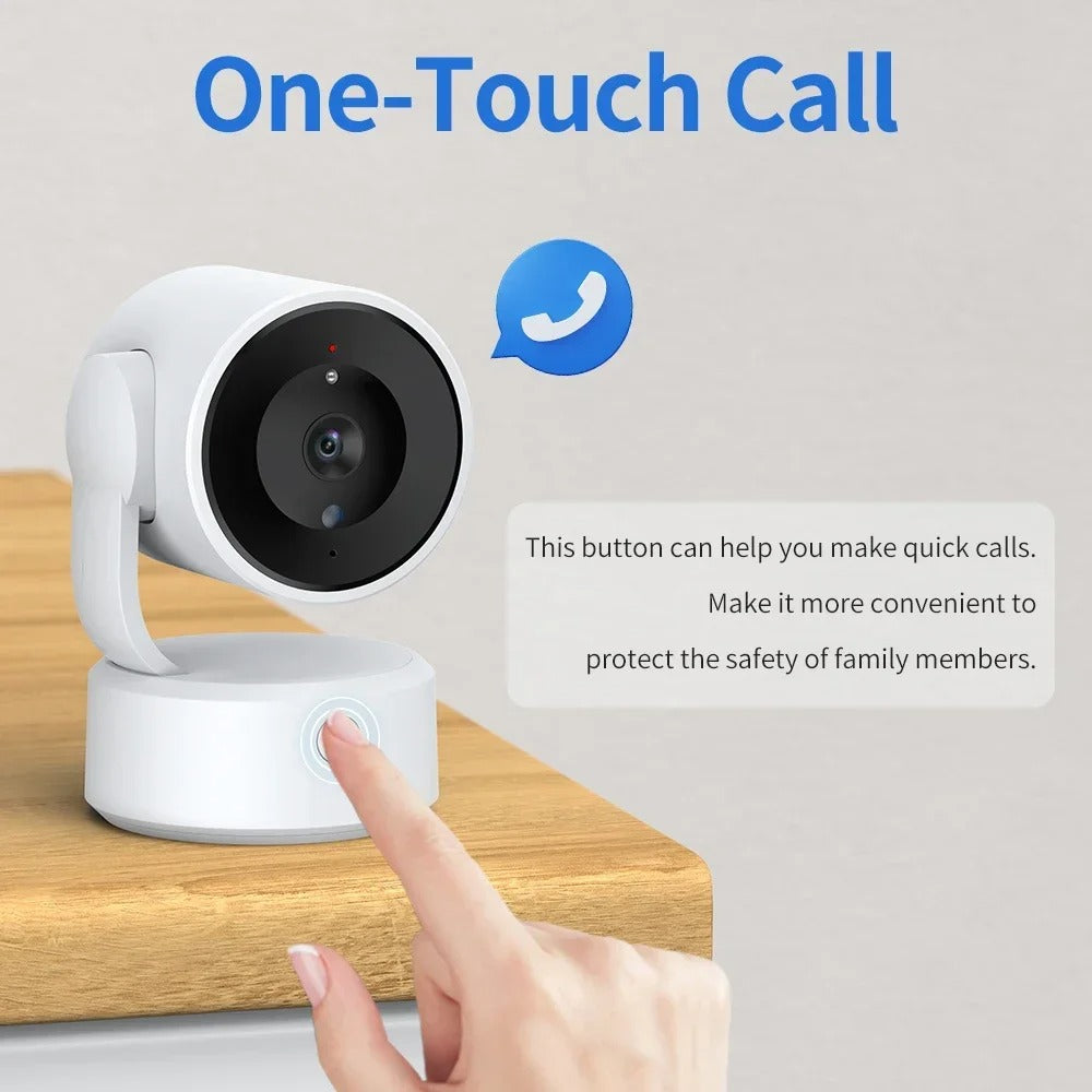 Smart Home Security Cameras | 5MP Wireless Security Camera with 360° View | Real-Time Monitoring for Pets and Home Safety 6
