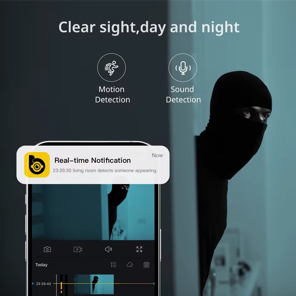Smart Indoor Pet Camera | 2K Resolution with Night Vision & Two-Way Audio | Ideal Dog & Cat Monitor for Peace of Mind 6