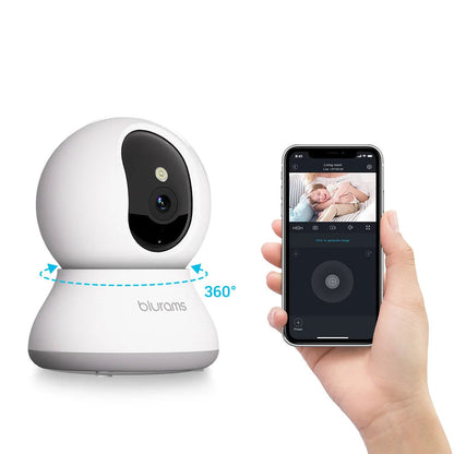 Smart Pet Camera | 360° Indoor Dog & Cat Camera with 2K Resolution | Two-Way Audio for Interactive Pet Monitoring 0
