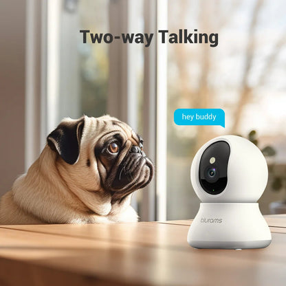 Smart Pet Camera | 360° Indoor Dog & Cat Camera with 2K Resolution | Two-Way Audio for Interactive Pet Monitoring 5