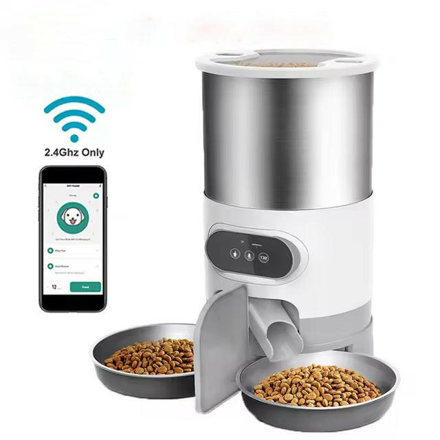 Smart Pet Feeder | Automatic Pet Feeder with App Control & Voice Recording | 4.5L Capacity for Timely Meals 1