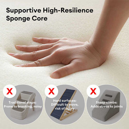 StepEase | Dog Stairs for Bed with Joint-Friendly Design | Space-Saving Solution for Easy Access 5