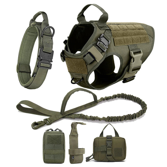 Tactical Dog Harness | Durable Vest with Handle for Comfort and Control 0