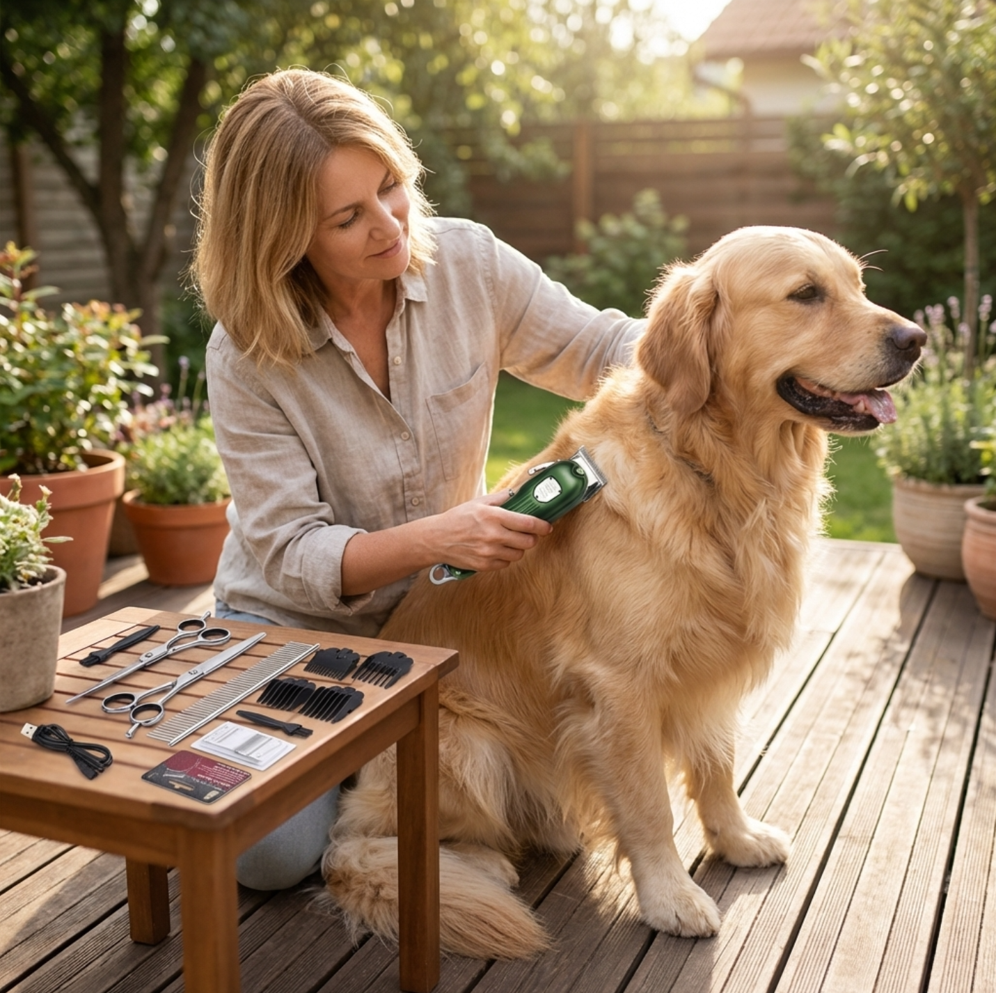 Ultimate Pet Groomer Kit | Cordless Dog Grooming Clippers with Precision Blades | Complete Set for Stress-Free Home Grooming 6