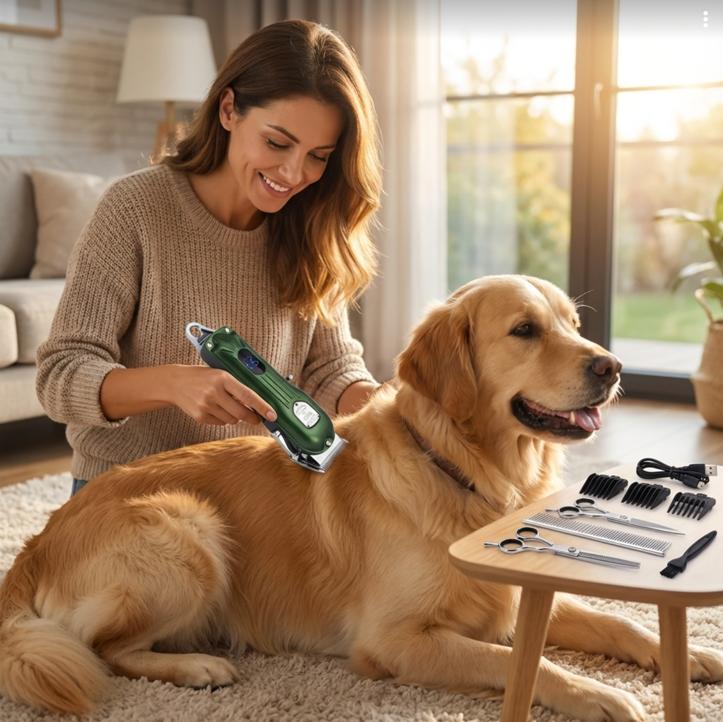 Ultimate Pet Groomer Kit | Cordless Dog Grooming Clippers with Precision Blades | Complete Set for Stress-Free Home Grooming 7