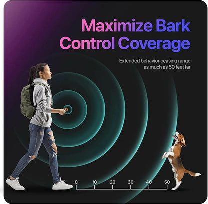 Ultrasonic Dog Training Device | 3x Sonic Emitters for Effective Bark Control | Safe Anti Bark Collar for Quick Behavior Management 6