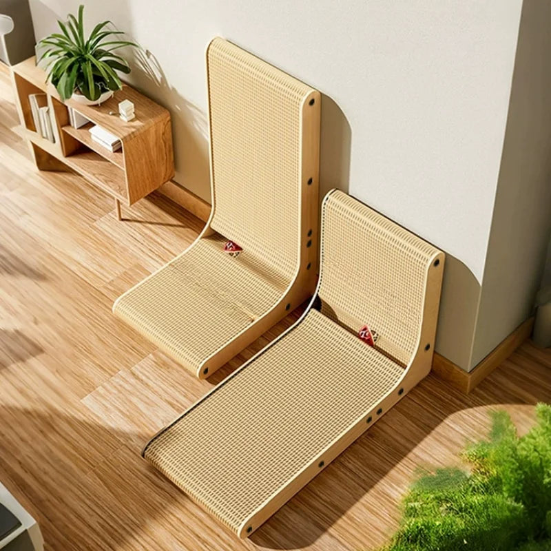 Vertical Cat Scratching Board with Solid Wood Frame & Durable Cardboard for Effective Furniture Protection 4