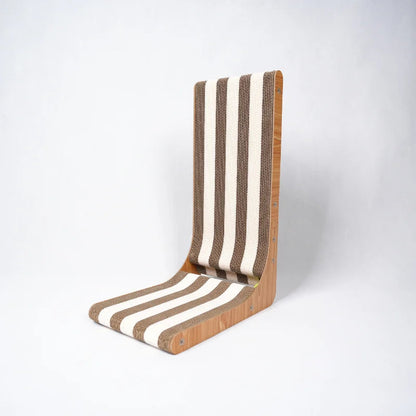 Vertical Cat Scratching Board with Solid Wood Frame & Durable Cardboard for Effective Furniture Protection 6