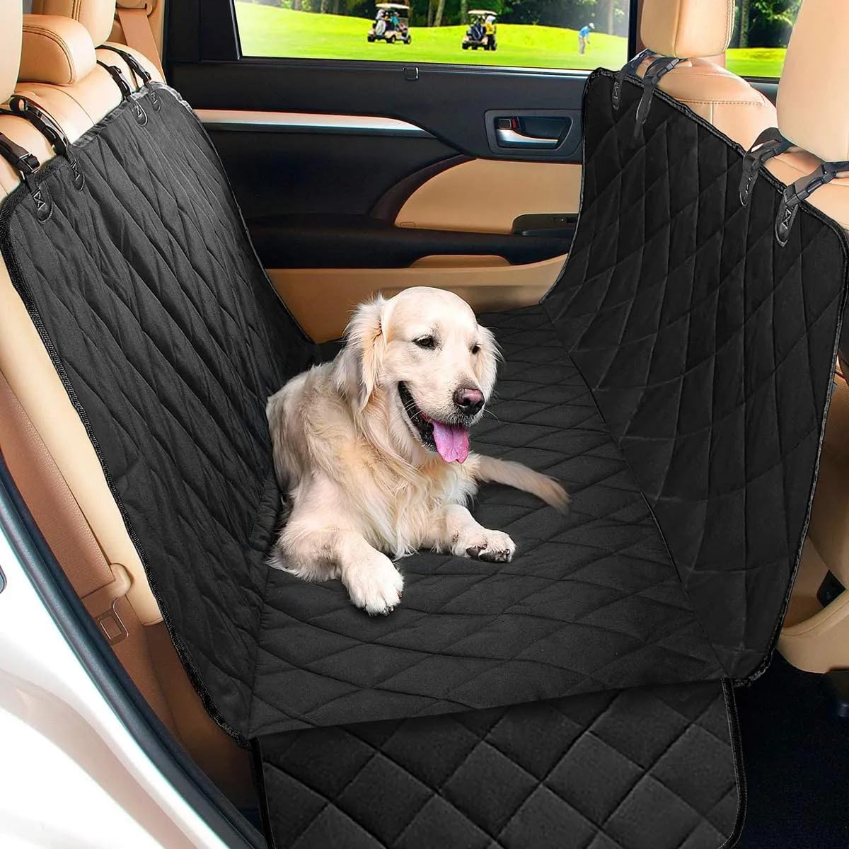 Waterproof Car Seat Cover Hammock for Pets | Universal Fit | Machine Washable