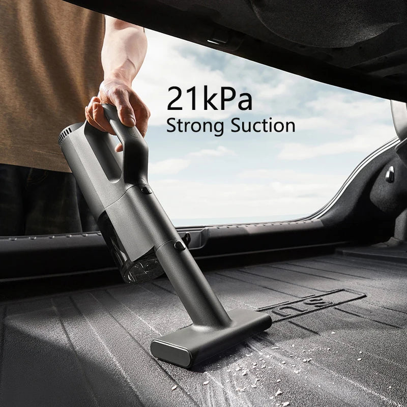 Wireless Car Vacuum Cleaner with 21kPa Suction Power | Cordless Design for Effortless Cleaning in Car and Home 1
